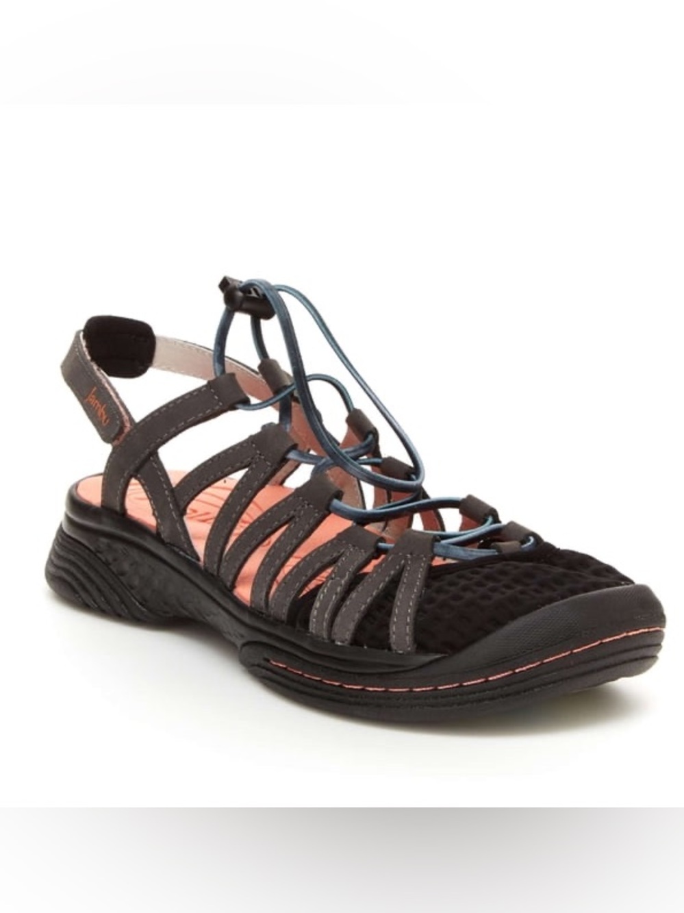 Jambu Women's Water Diva Encore Water Shoes, Black \ Charcoal size 6.5 M